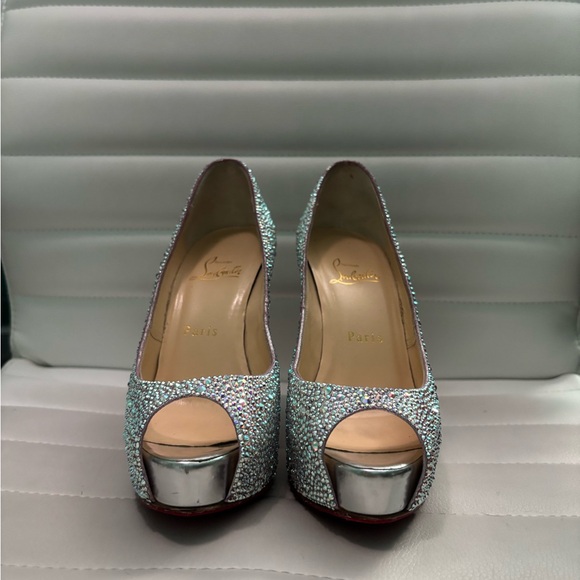 Crystal Embellished Christian Louboutin heels - Picture 8 of 11